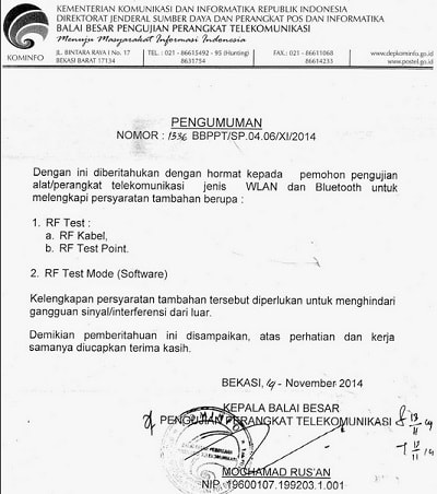 RF Test Point Konektor