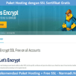 Paket Hosting Dengan SSL Sertifikat Gratis Selamanya