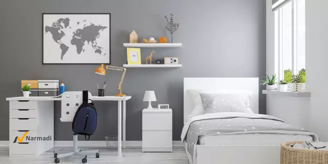 Ruang belajar bergaya minimalis