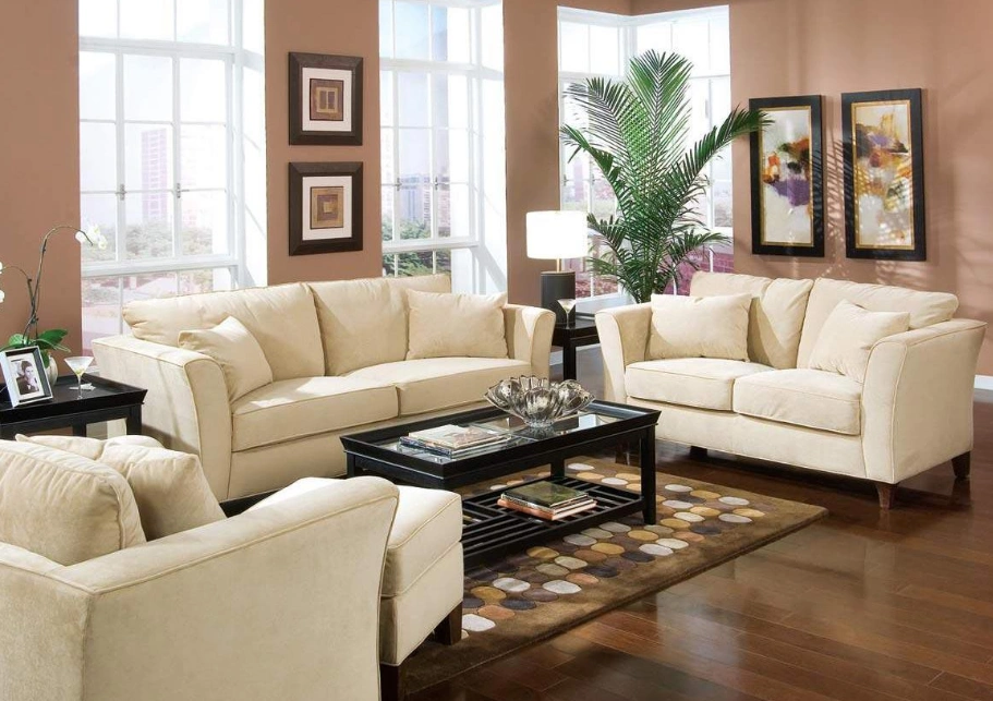 Contoh desain interior ruang tamu minimalis elegan