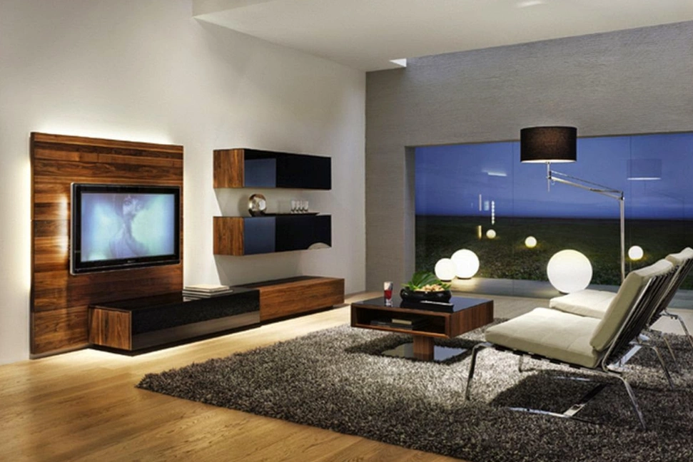 Contoh desain ruang tv sempit 1