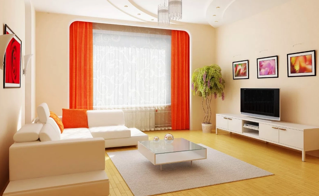 Contoh gambar desain ruang tv sempit