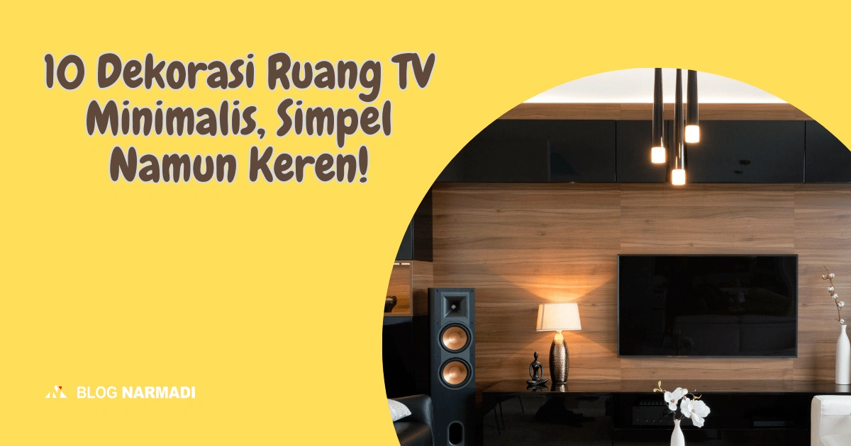 Dekorasi Ruang TV Minimalis