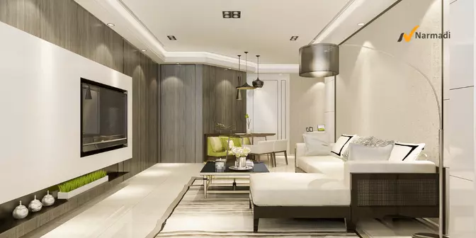 Dekorasi sofa di Ruang TV