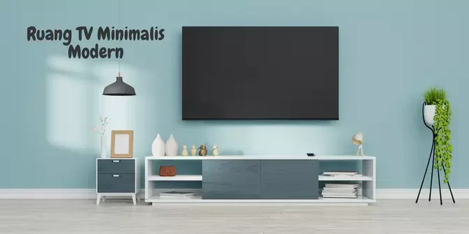 Desain ruang tv minimalis