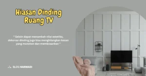 Hiasan Dinding Ruang TV