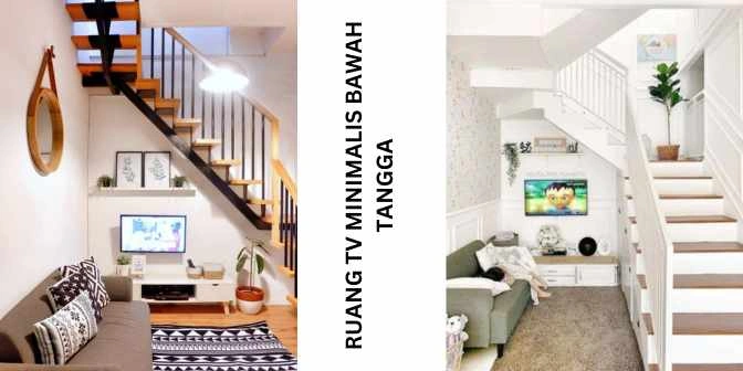 Inspirasi Ruang TV Bawah Tangga