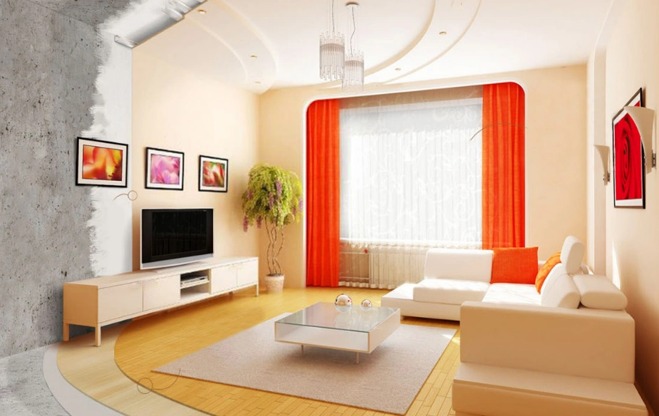 Model dan desain dan Dekorasi ruang tamu minimalis ukuran 3x3