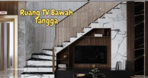 Ruang TV Bawah Tangga
