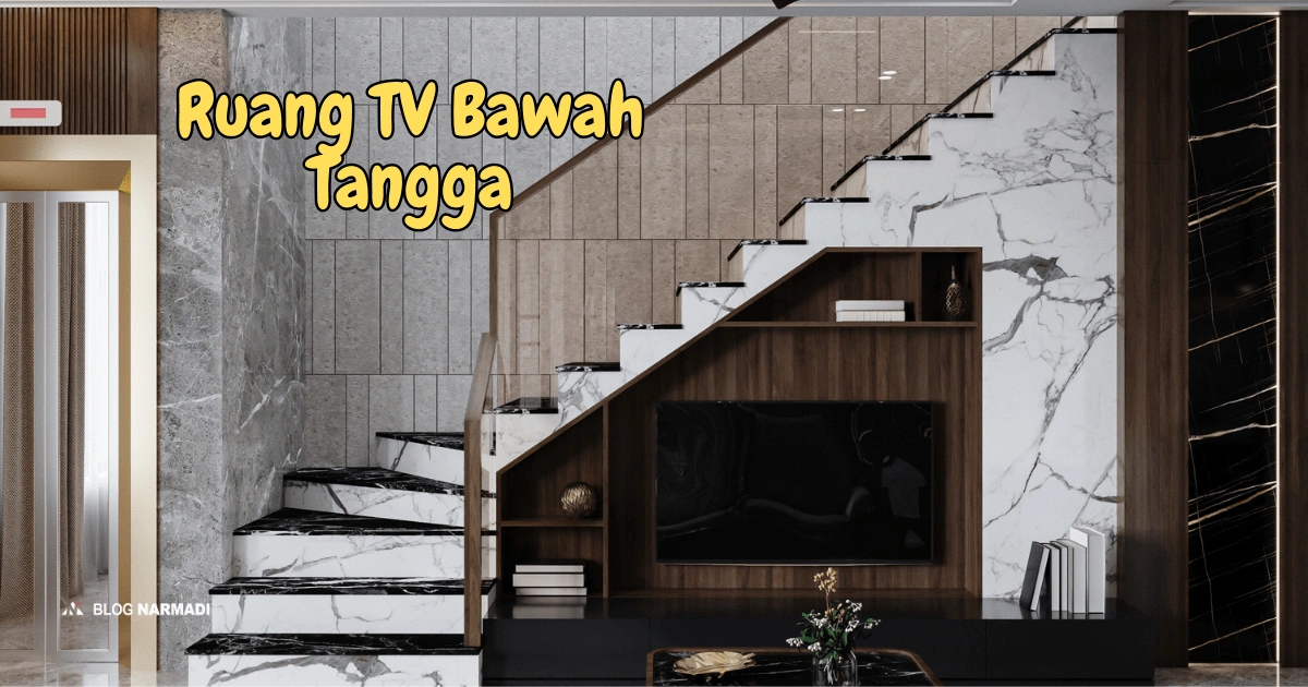 Ruang TV Bawah Tangga