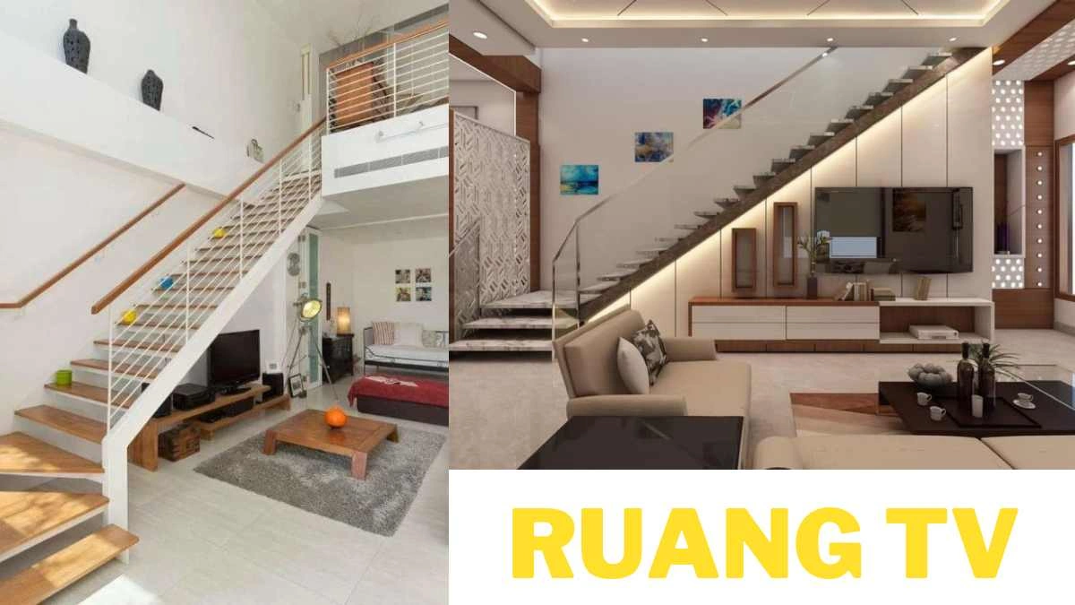 Ruang TV Bawah Tangga