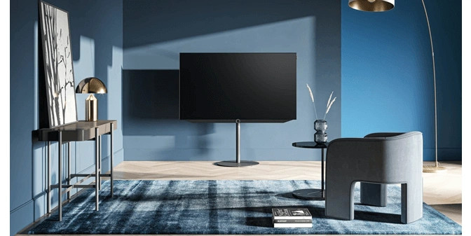 Ruang TV dengan Karpet