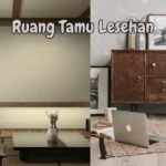 Ruang tamu lesehan minimalis