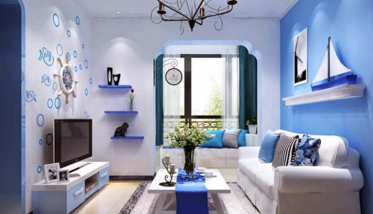 Ruang tv sempit sekligus ruang keluarga