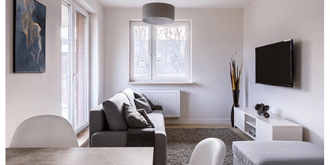 desain ruang tv keluarga kecil