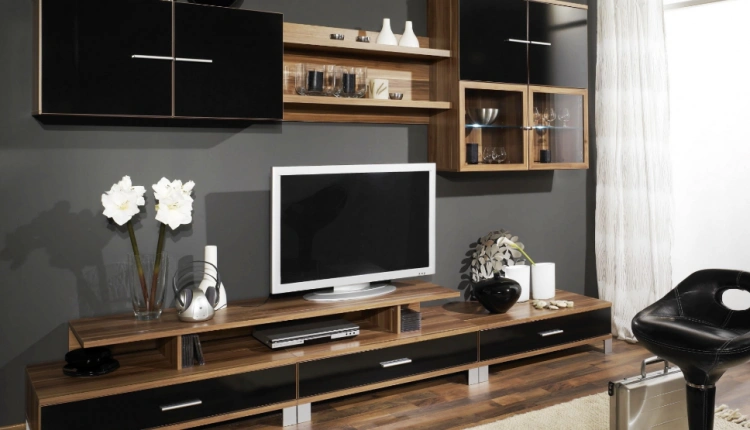 desain ruang tv sempit