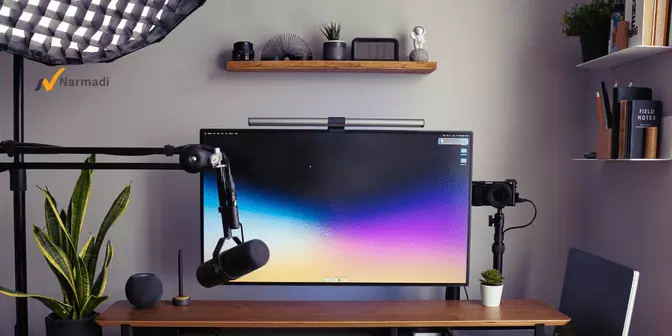 rak penyimpanan di ruang kerja